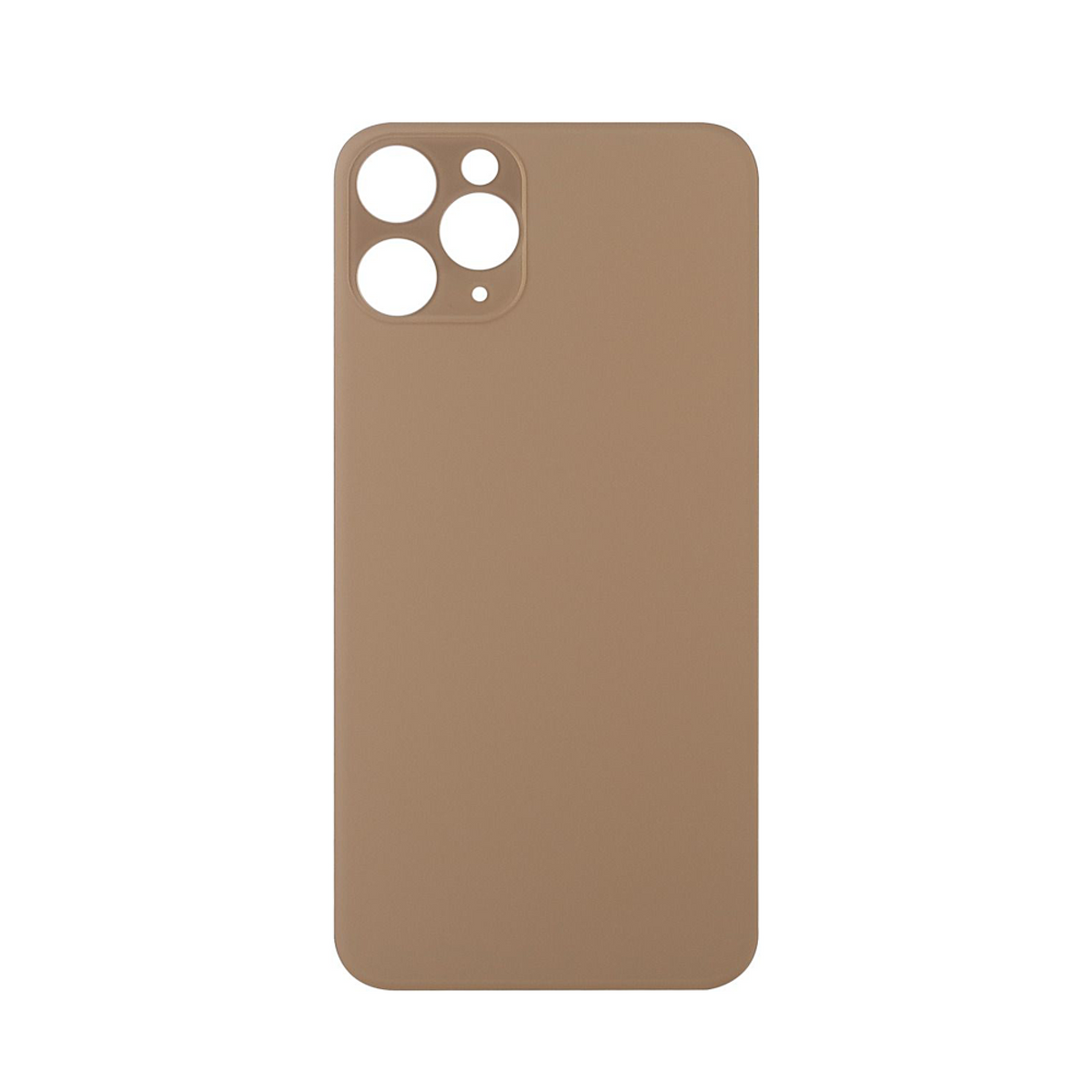 Vitre arrière iPhone 11 Pro Or (Cadre caméra agrandi) - OEM