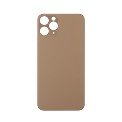 Vitre arrière iPhone 11 Pro Or (Cadre caméra agrandi) - OEM