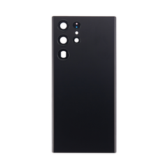 Vitre arrière Samsung Galaxy S22 Ultra S908 Noir Phantom avec lentille-OEM