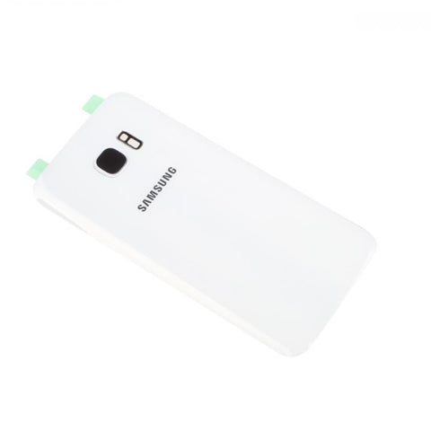 Samsung Galaxy S7 Edge G935 Vitre arrière Blanche avec lentille - OEM