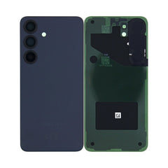 Vitre arrière originale Samsung Galaxy S25 S931 Bleu / Noir avec lentille