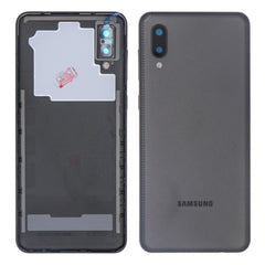 Vitre arrière Samsung Galaxy A02 A022F Noire Avec Lentille - OEM