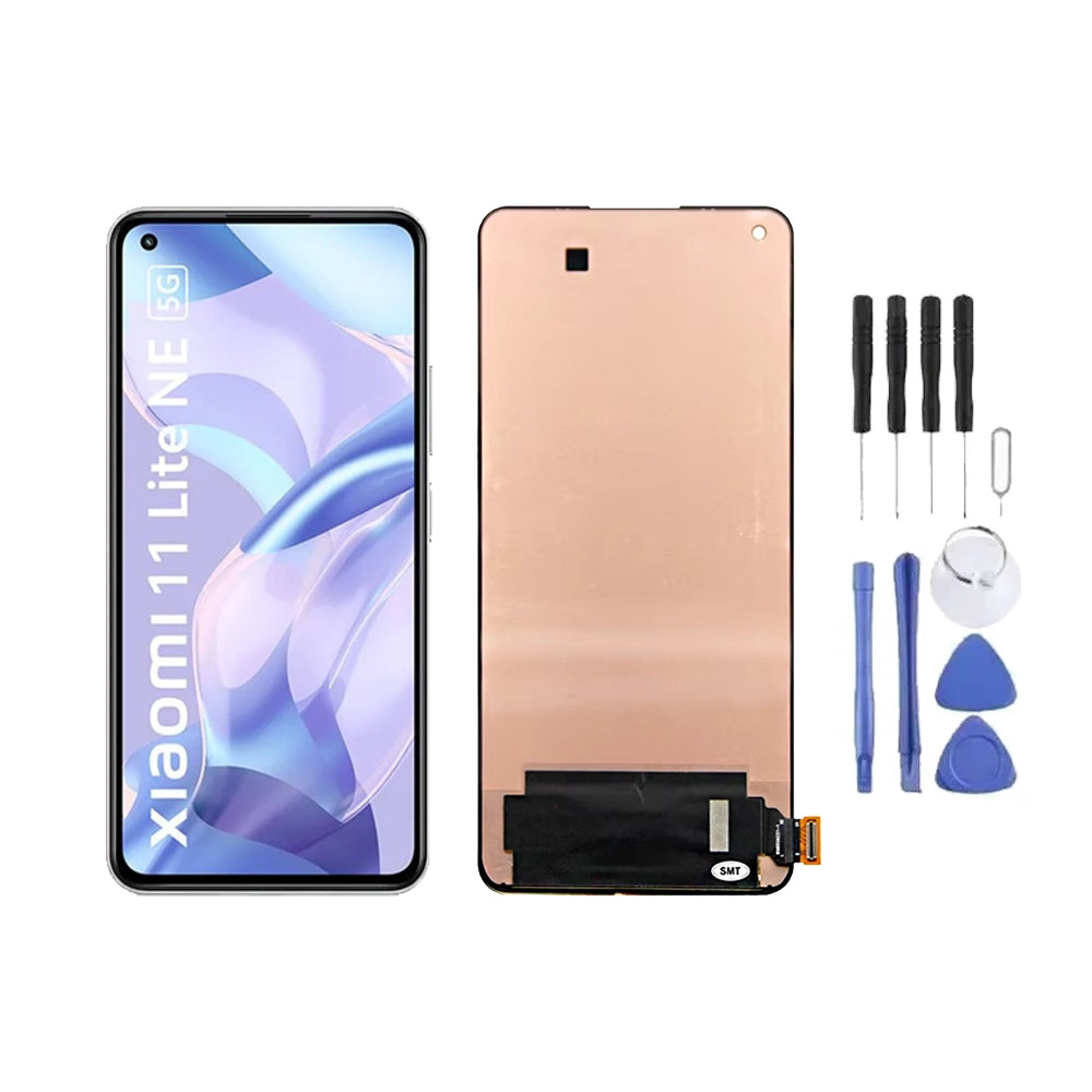 Ecran LCD + Vitre pour Xiaomi 11 Lite 5G NE + Kit d'outils