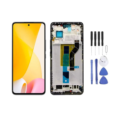 Chassis + Ecran LCD + Vitre pour Xiaomi 12 Lite NE + Kit d'outils