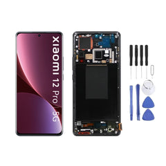 Chassis + Ecran LCD AMOLED + Vitre pour Xiaomi 12 Pro + Kit d'outils