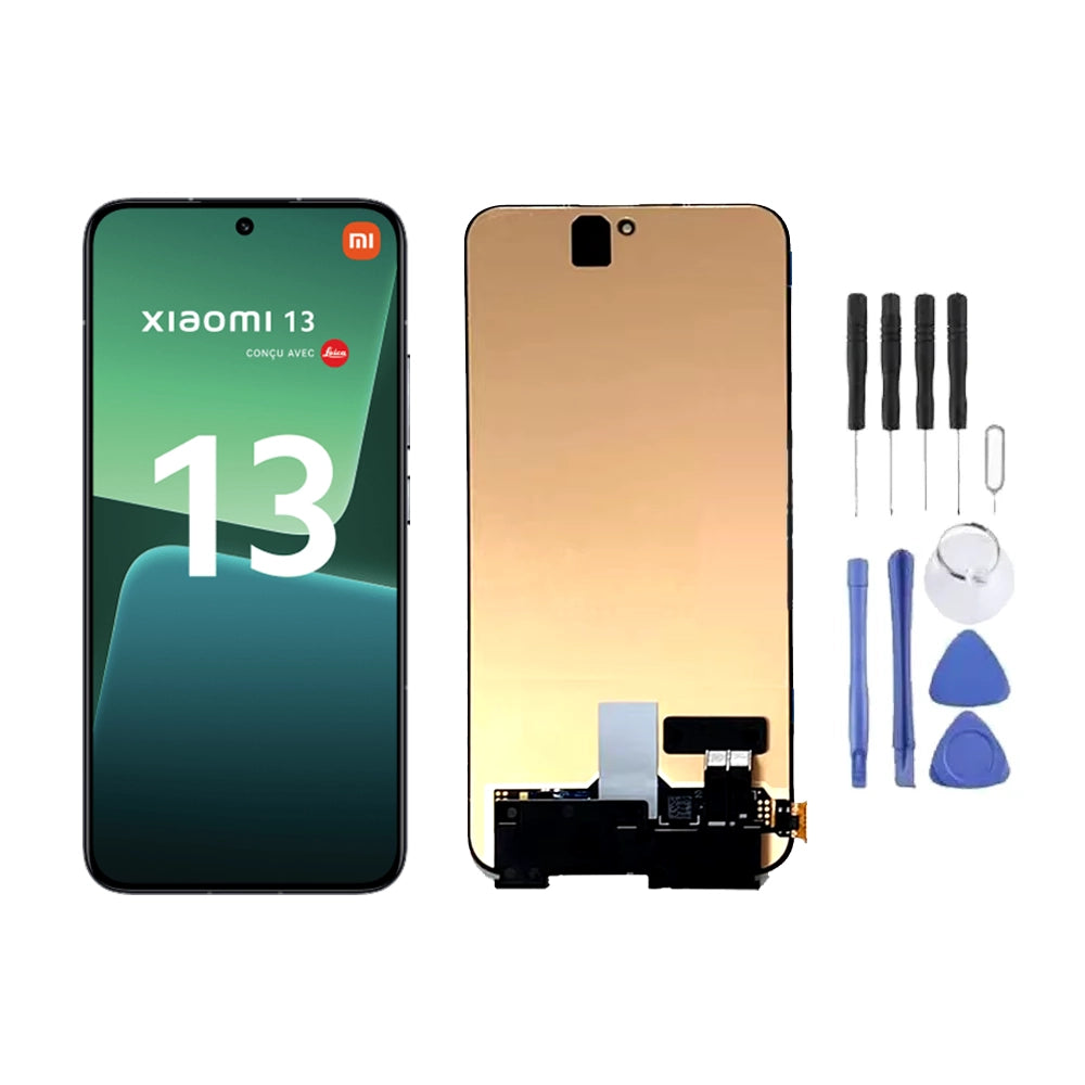 Ecran LCD + Vitre pour Xiaomi 13 + Kit d'outils