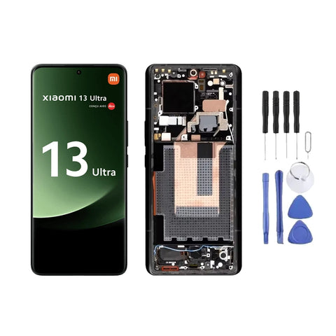 Chassis + Ecran LCD + Vitre pour Xiaomi 13 Ultra + Kit d'outils