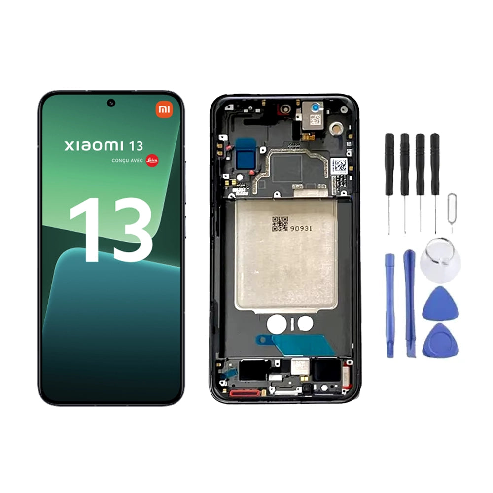 Chassis + Ecran LCD + Vitre pour Xiaomi 13 + Kit d'outils