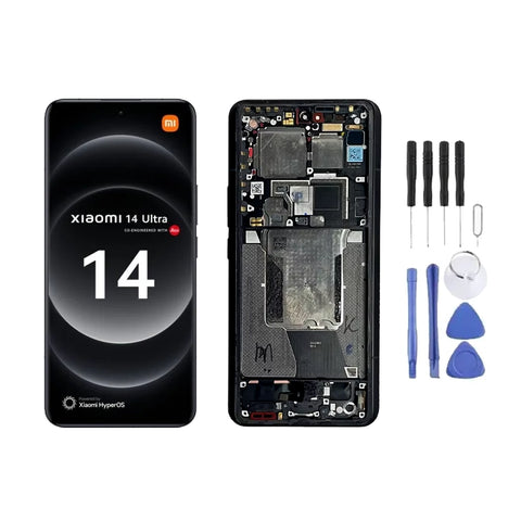 Chassis + Ecran LCD + Vitre pour Xiaomi 14 Ultra + Kit d'outils