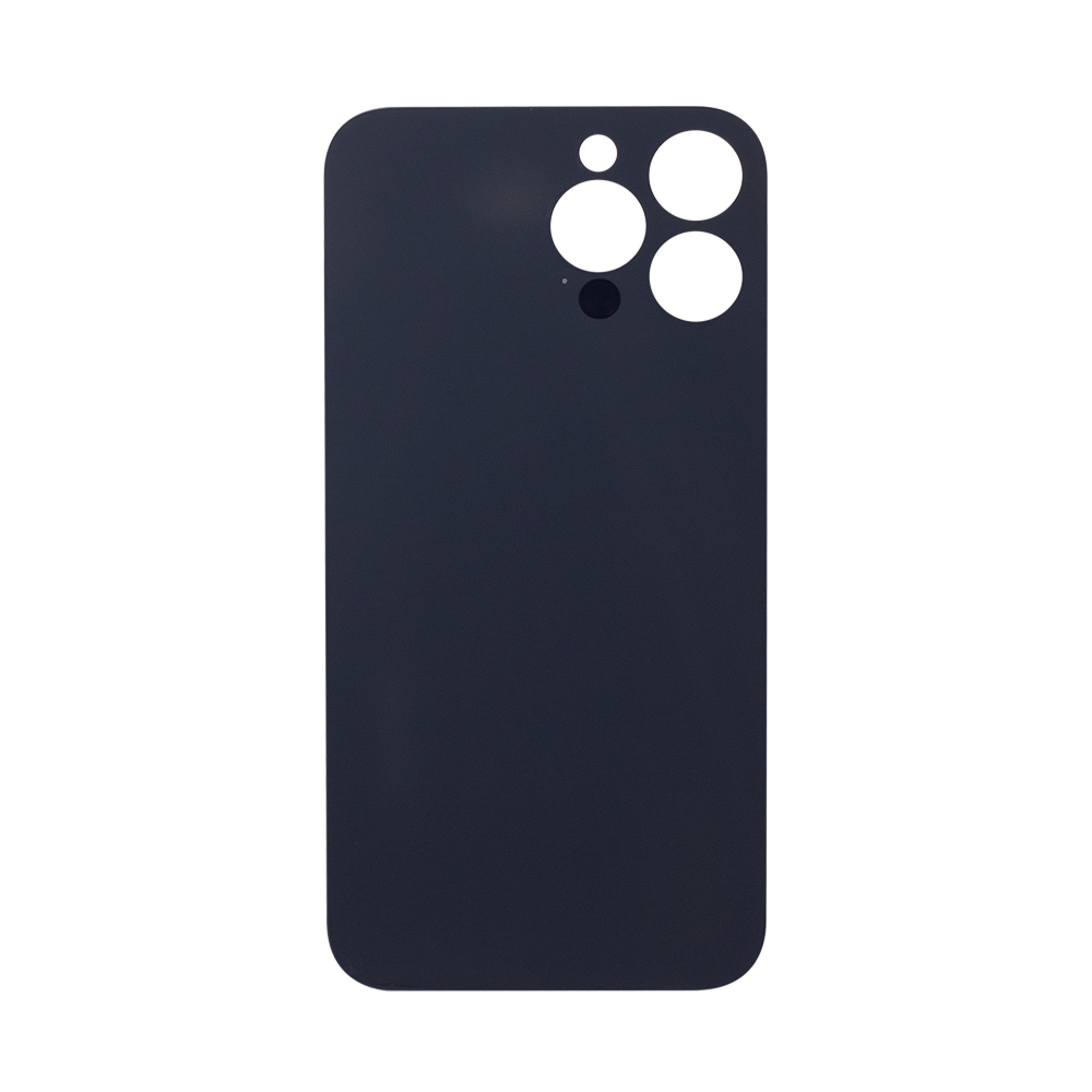 Vitre arrière iPhone 13 Pro Max Noir (Cadre caméra agrandi) - OEM