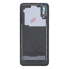 Vitre arrière Samsung Galaxy A02 A022F Noire Avec Lentille - OEM