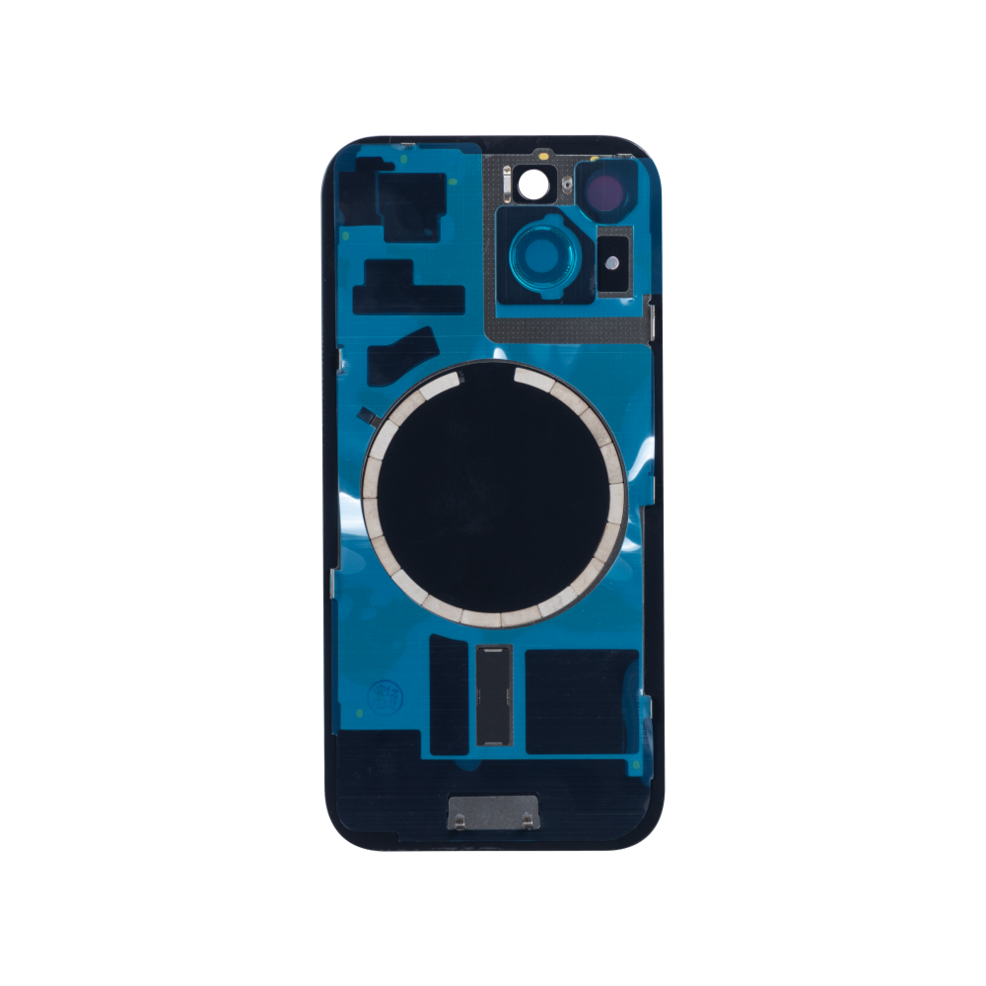 Vitre arrière iPhone 15 Noir (Contour caméra agrandi, avec NFC)