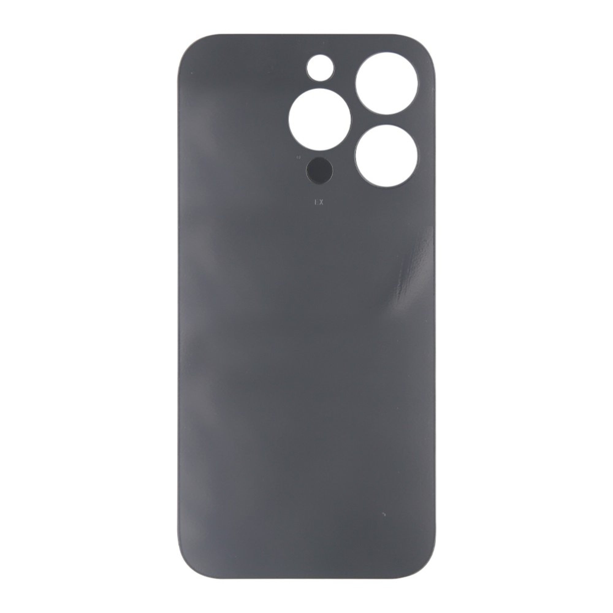 Vitre arrière iPhone 14 Pro Max Noir (Contour caméra agrandi)