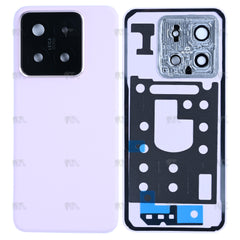 Vitre arrière Xiaomi 14 (23127PN0CC) Rose avec lentille - OEM