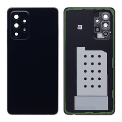 Samsung Galaxy A52 A525, A526, A52s A528 Vitre arrière Noir avec lentille - OEM