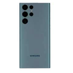 Vitre arrière originale Samsung Galaxy S22 Ultra S908 Verte avec lentille