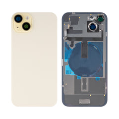 Vitre arrière iPhone 15 Plus Jaune avec NFC (Cadre caméra agrandi)