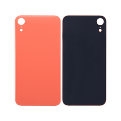 Vitre arrière iPhone Xr Orange (Cadre caméra agrandi) - OEM