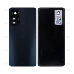 Vitre arrière Xiaomi 12 Lite 5G (2203129G) Noir avec lentille - OEM