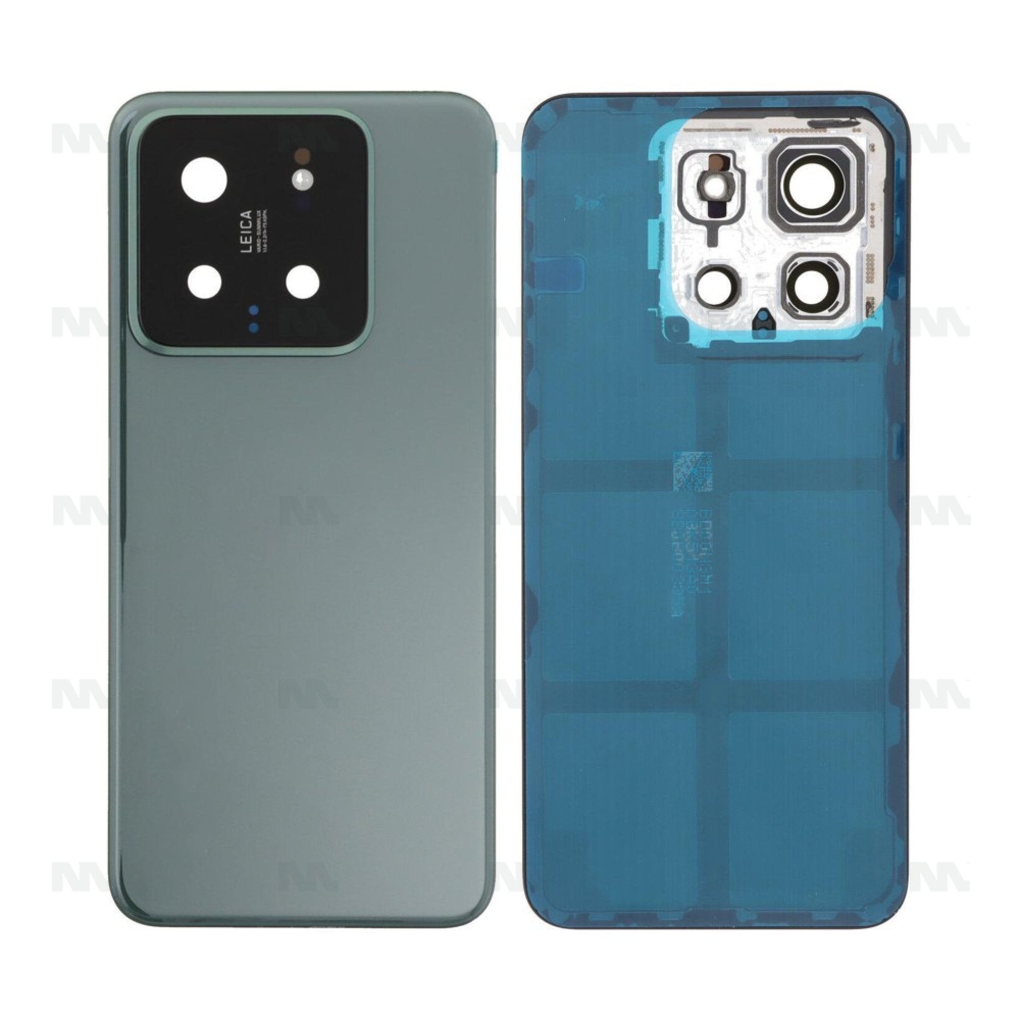 Vitre arrière Xiaomi 14 (23127PN0CC) Vert avec lentille - OEM