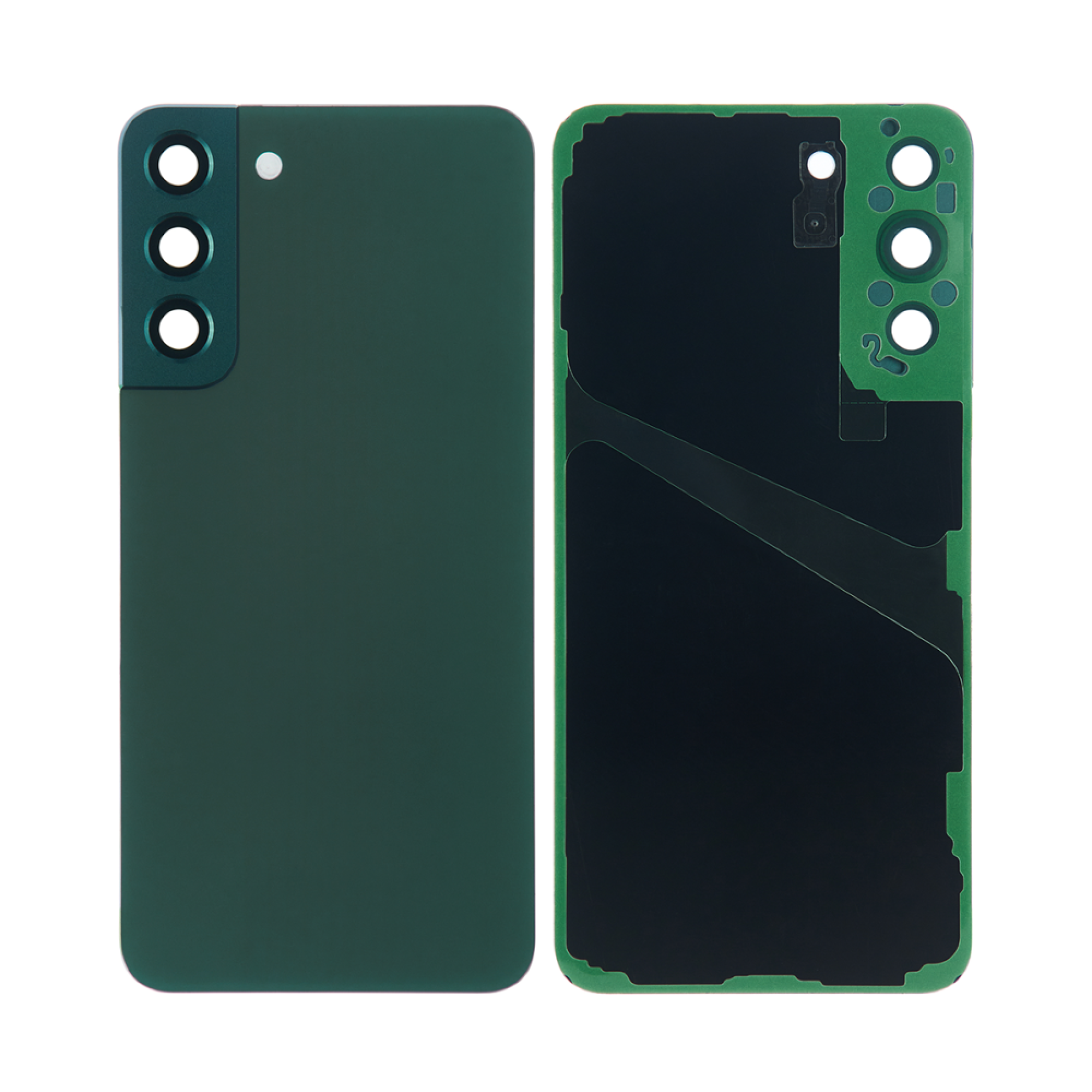 Vitre arrière Samsung Galaxy S22 Plus S906BVerte avec lentille – OEM