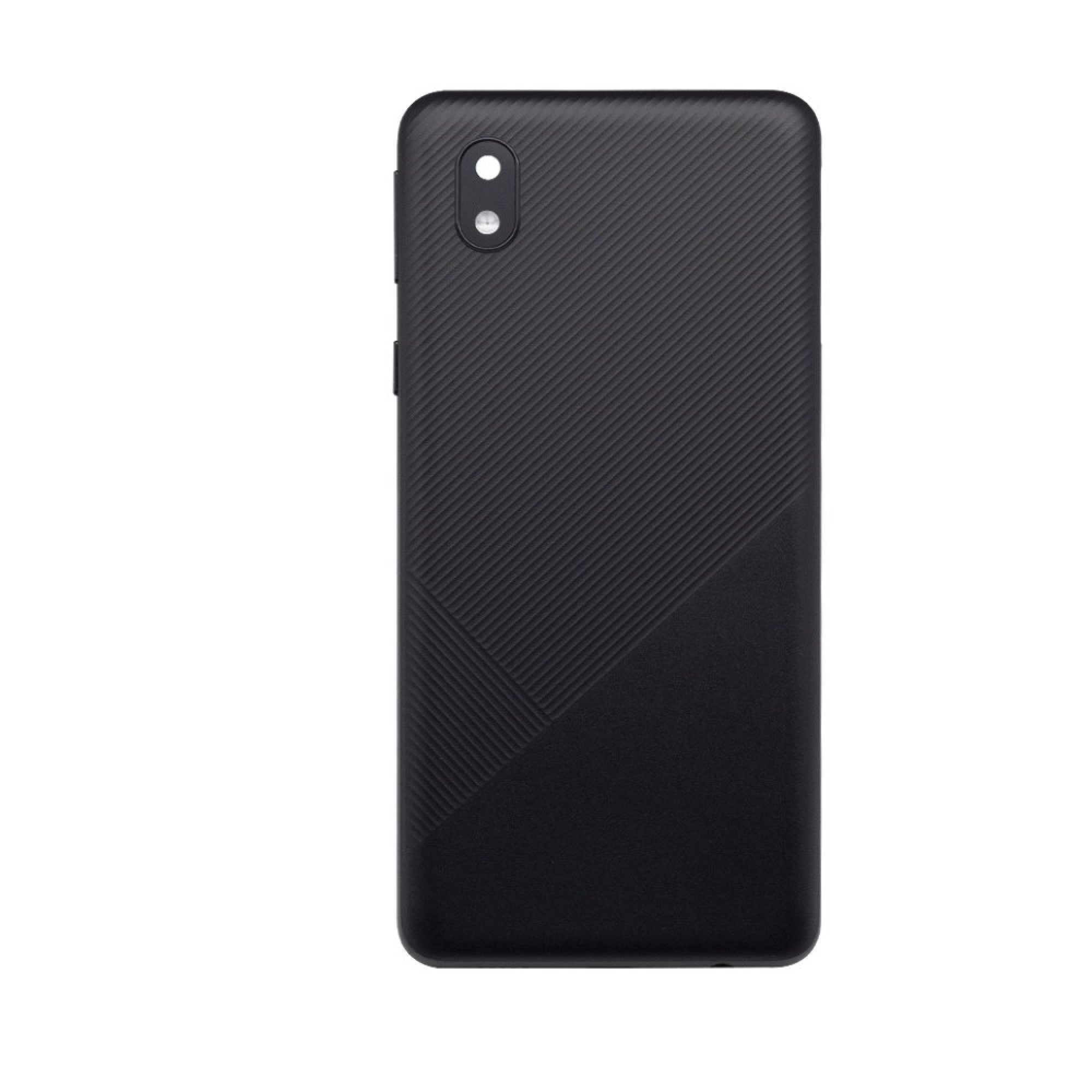 Vitre arrière Samsung Galaxy A01 Core 2020 A013F noire avec lentille - OEM