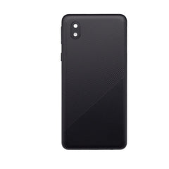 Vitre arrière Samsung Galaxy A01 Core 2020 A013F noire avec lentille - OEM