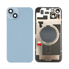 Vitre arrière iPhone 14 Plus Bleu (Contour caméra agrandi)