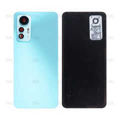 Vitre arrière Xiaomi 12 Lite 5G (2203129G) Vert Clair avec lentille  - OEM