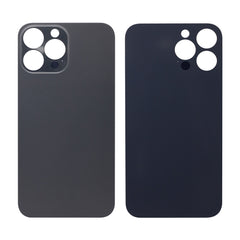 Vitre arrière iPhone 13 Pro Max Noir (Cadre caméra agrandi) - OEM