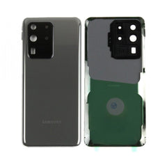 Vitre arrière originale Samsung Galaxy S20 Ultra G988 Gris Cosmique Avec lentille