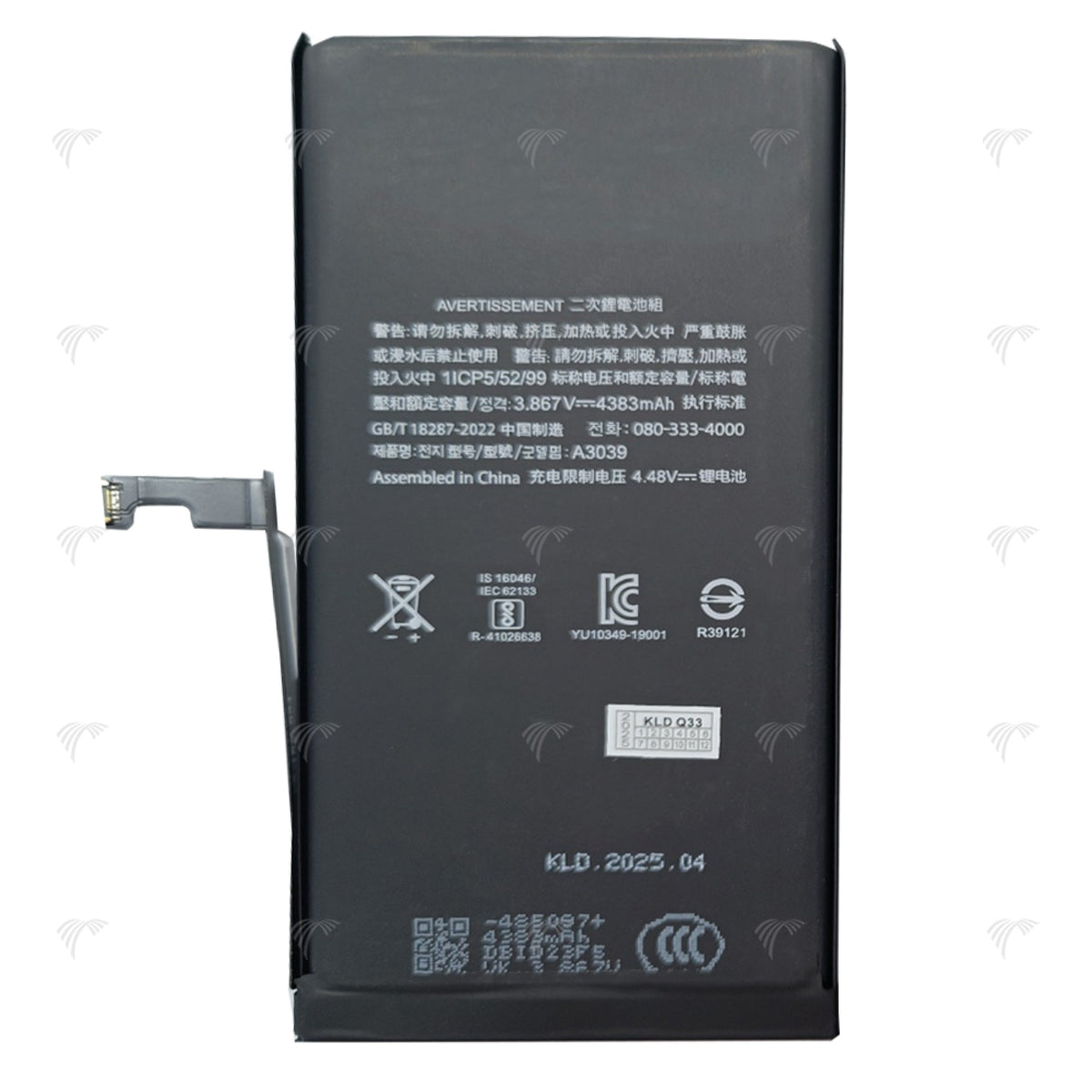 Batterie iPhone 15 Run diagnostic - OEM