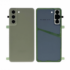 Vitre arrière Samsung Galaxy S21 FE G990 Olive Avec lentille - OEM