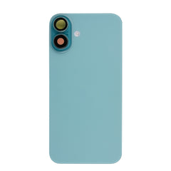 Vitre arrière iPhone 16 Plus avec NFC, cadre caméra agrandi Bleu sarcelle