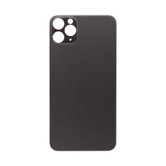 Vitre arrière iPhone 11 Pro Max Noire (Cadre caméra agrandi) - OEM
