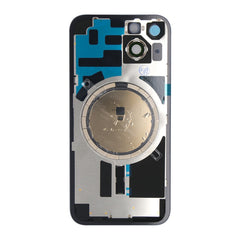 Vitre arrière iPhone 14 Bleu (Cadre caméra agrandi) - OEM