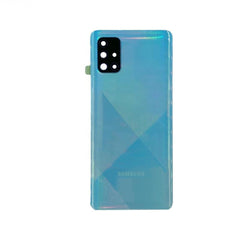 Samsung Galaxy A71 A715 Vitre arrière Bleu avec lentille - OEM