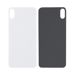 Vitre arrière iPhone Xs Max Blanche Extra (Cadre caméra agrandi) - OEM