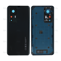 Vitre arrière Xiaomi 12T Pro 5G (22081212UG) Noire avec lentille - OEM