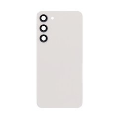 Vitre arrière Samsung Galaxy S23 Plus S916 Crème avec lentille - OEM