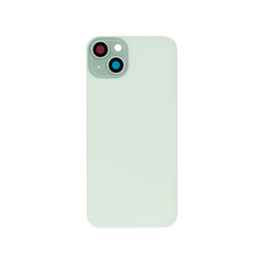 Vitre arrière iPhone 15 Plus Vert (Cadre caméra agrandi, sans logo)