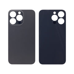Vitre arrière iPhone 13 Pro Noir (Cadre caméra agrandi) - OEM