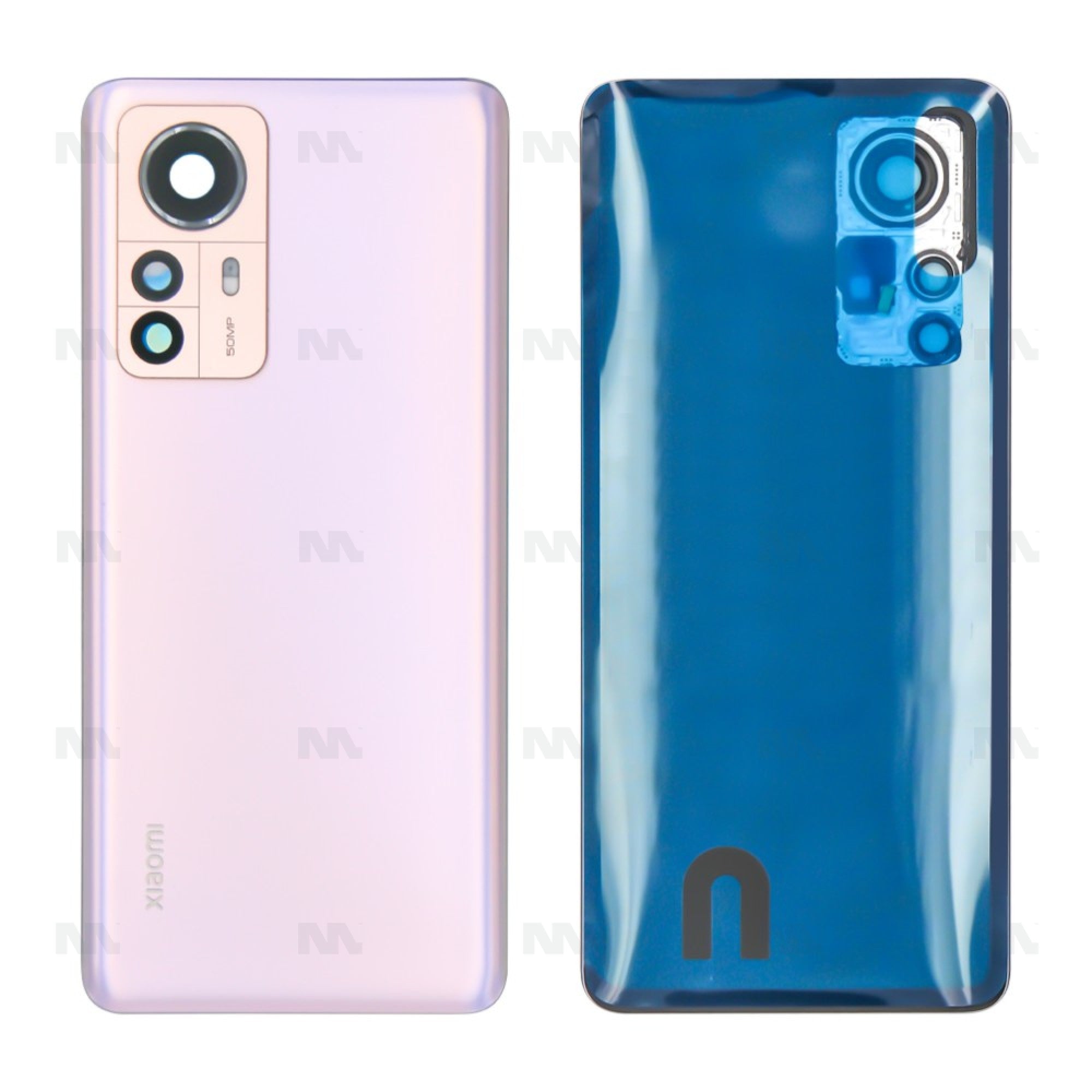 Vitre arrière Xiaomi 12 Pro (2201122G) Violet - OEM