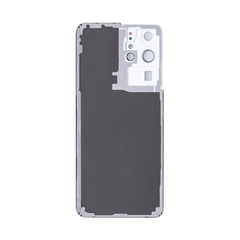 Vitre arrière Samsung Galaxy S21 Ultra 5G G998 Argent Avec lentille - OEM