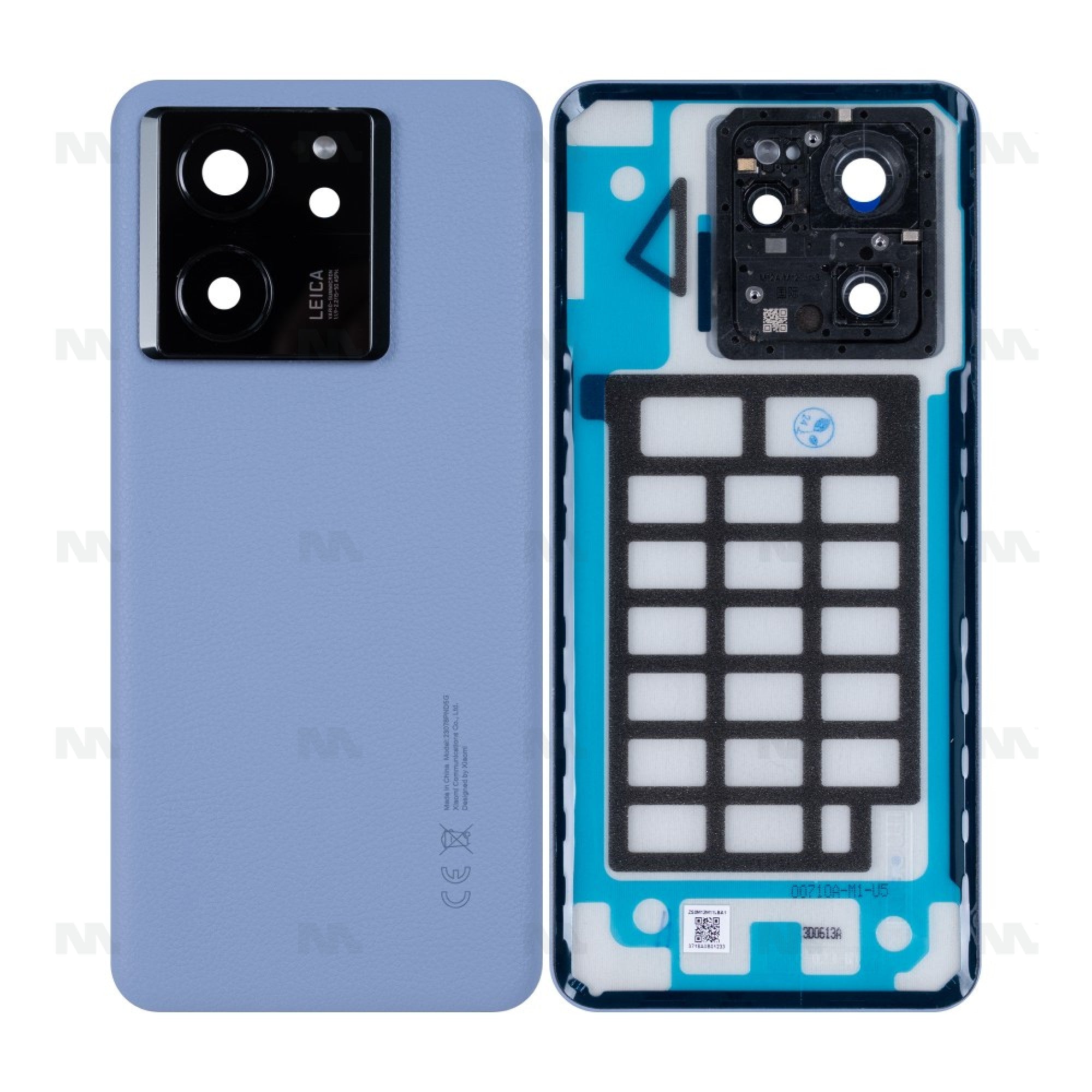 Vitre arrière Xiaomi 13T Pro (23078PND5G) Alpine Blue avec lentille - OEM