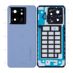 Vitre arrière Xiaomi 13T Pro (23078PND5G) Alpine Blue avec lentille - OEM