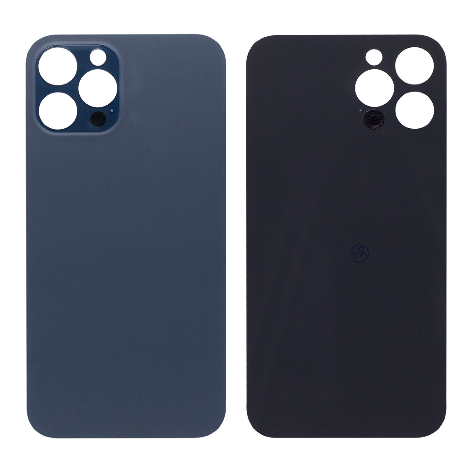 Vitre arrière iPhone 12 Pro Max Bleu Pacifique - OEM