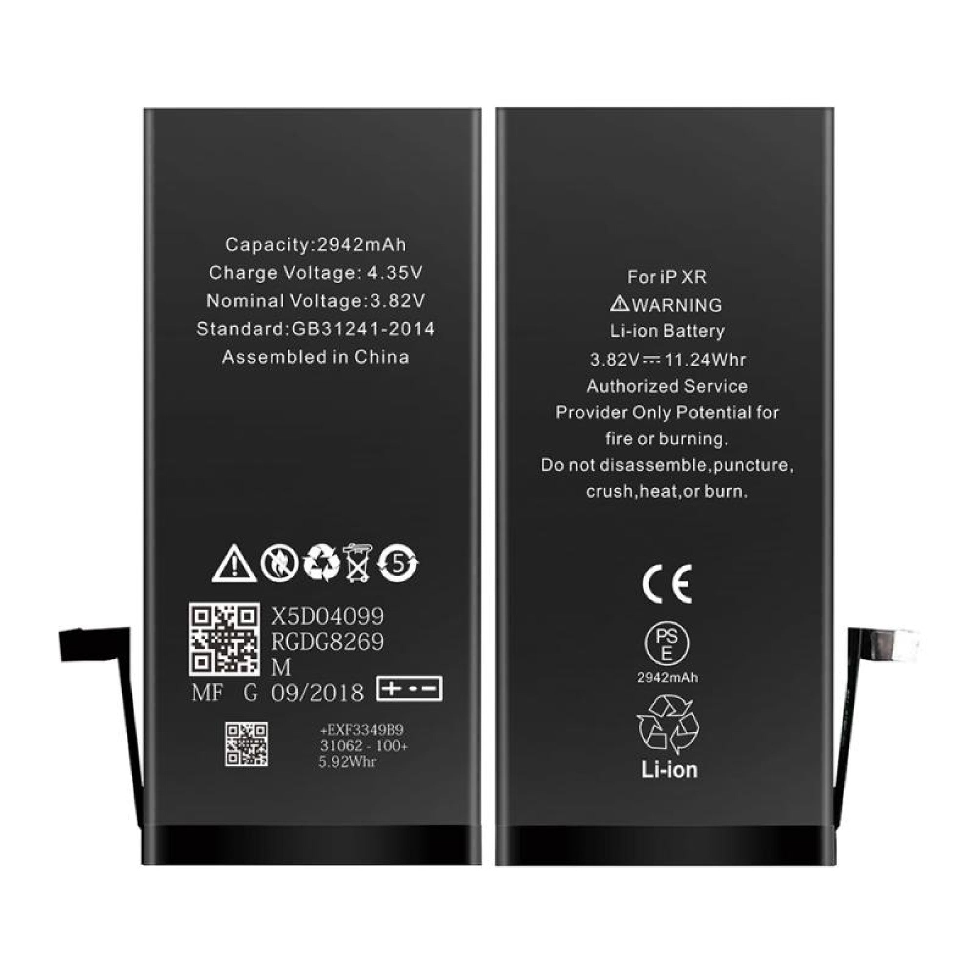 Batterie pour iPhone XR avec puce ZY - OEM