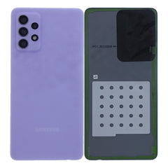Vitre arrière Samsung Galaxy A72 4G A725F, A72 5G A726B Violet avec lentille - OEM