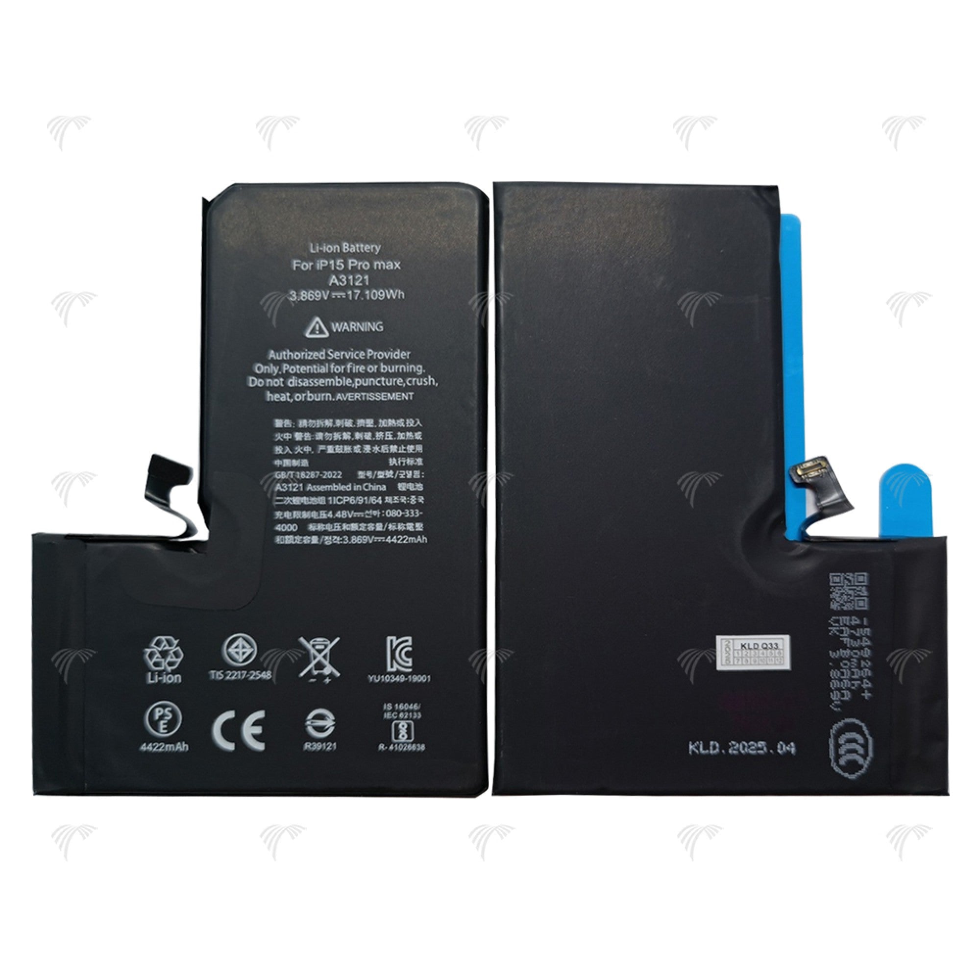 Batterie iPhone 15 Pro Max Run Diagnostics - OEM